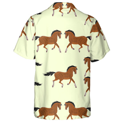 Capall Donn Ar Chúlra Buí Éadrom Léine Haváí, Haváis Don Bronntanas