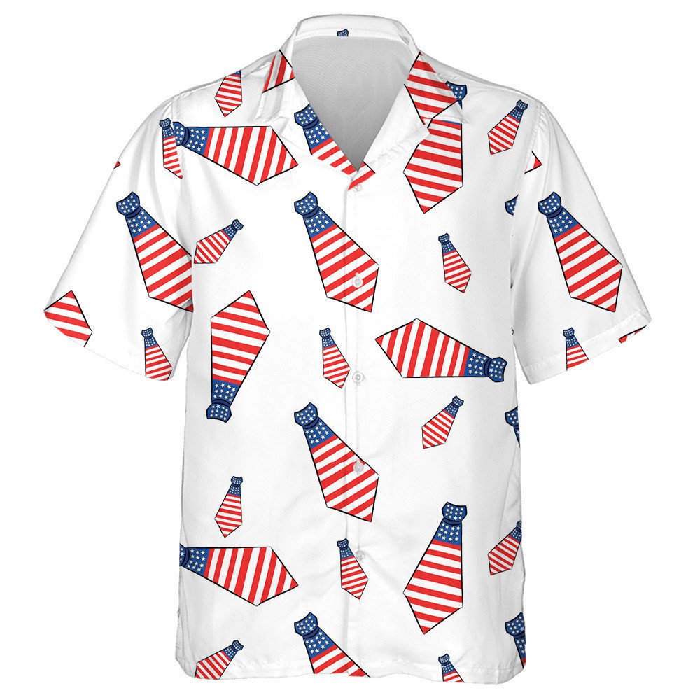 Carbhait Uathúla Péinteáilte I nDathanna Bhratach Mheiriceá Léine Haváís, Bronntanas Léine Haváís, Bronntanas Nollag