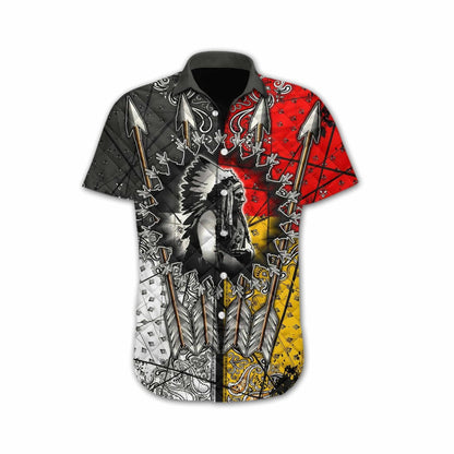 Native American Arrow Colorful Pattern Hawaiian Shirt,Hawaiian Shirt Gift, Christmas Gift