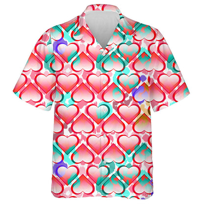 Ainmhithe Fiáine Liopard Le Croí Deirge Álainn Léine Haváís, Bronntanas Léine Haváíais, Bronntanas Nollag