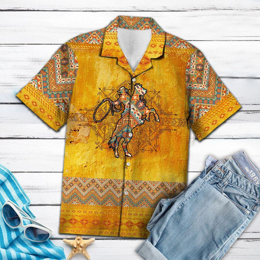Rodeo Vintage Cowboy Western Fashion Hawaiian Shirt,Hawaiian Shirt Gift, Christmas Gift