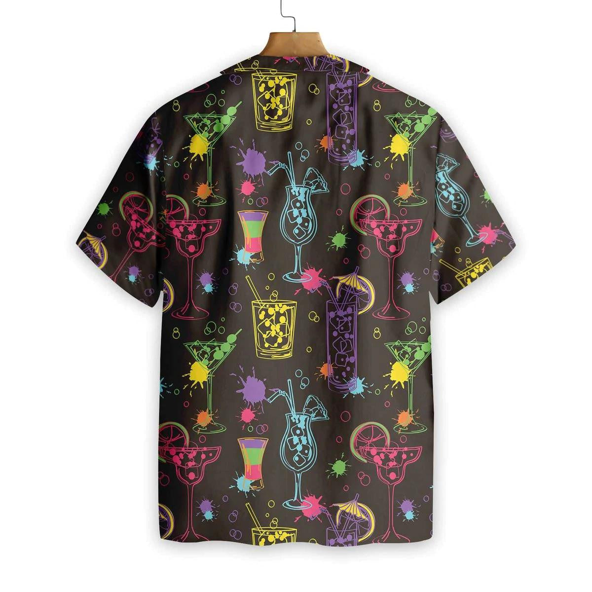 Colorful Cocktails Cool Summer Tastes Hawaiian Shirt, Hawaiian For Gift