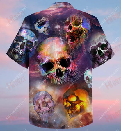 Tá an Saol Gearr, Ná Cas ina Chloigeann Léine Haváise Unisex Caitheamh aimsire Léinte Tropacha Léinte Crazy Haváis Léinte haváíais d'Fhir, Bronntanas Léine Haváís, Bronntanas Nollag