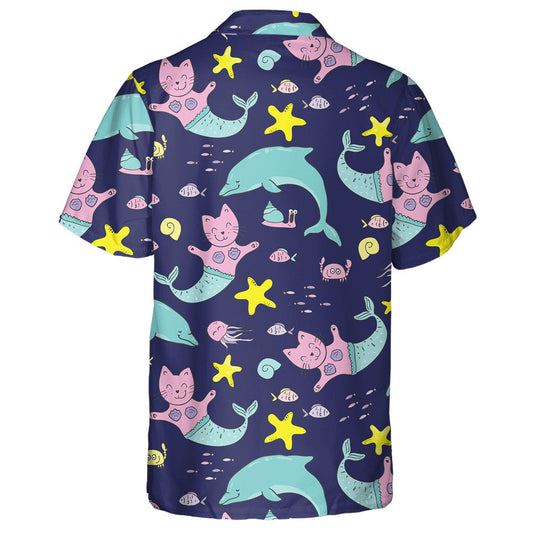 Faoin Farraige Le Cat Mermaid Agus Léine Haváí deilf, Bronntanas Léine haváíais, Bronntanas Nollag