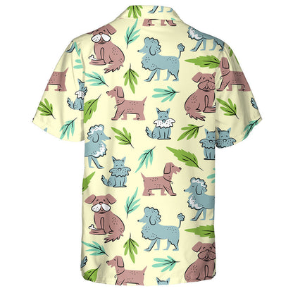 Cúlra Scoite Madra Greannmhar agus Duilleoga Léine Haváís, Bronntanas Léine Haváí, Bronntanas Nollag