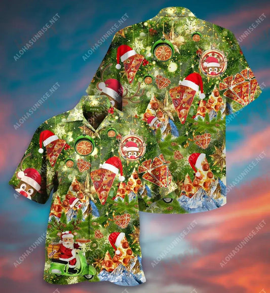 Fan Píotsa Cáis Nollag Gearr Léinte haváíais Caitheamh aimsire Léinte Trópaiceacha Léinte Haváís is Fearr Léinte Greannmhar haváí, Bronntanas Léine haváíais, Bronntanas Nollag