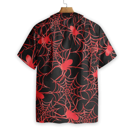 Nice Creepy Spider Halloween Hawaiian Shirt, Hawaiian Shirt Gift, Christmas Gift