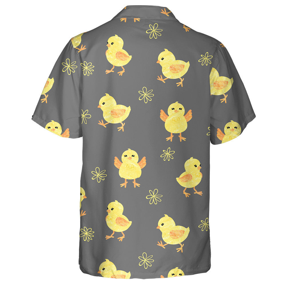 Baby Cute Little Chicken In Different Emotions Hawaiian Shirt, Hawaiian Shirt Gift, Christmas Gift