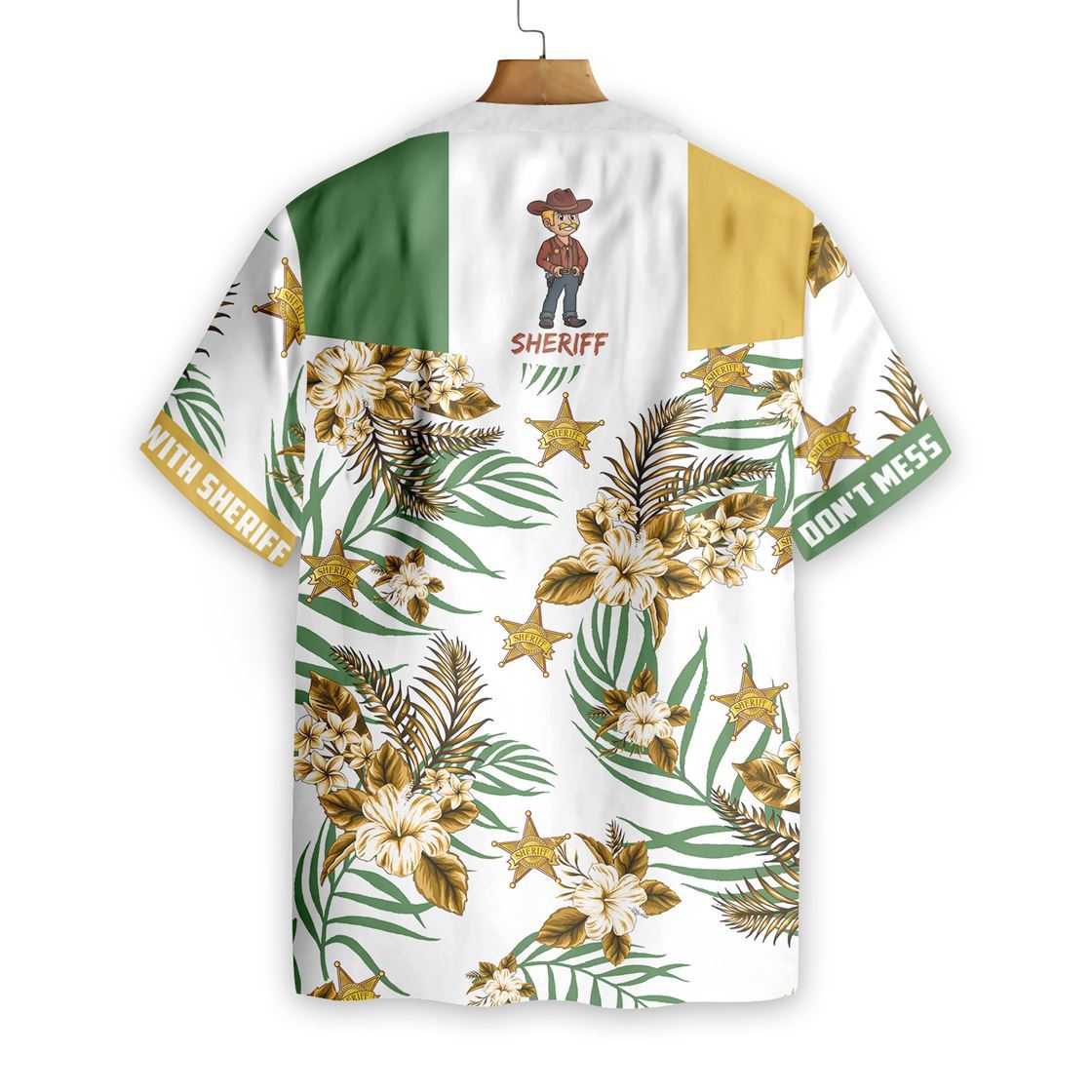 Dont Mess With Sheriff Hawaiian Shirt_Hawaiian Shirt Gift, Christmas Gift
