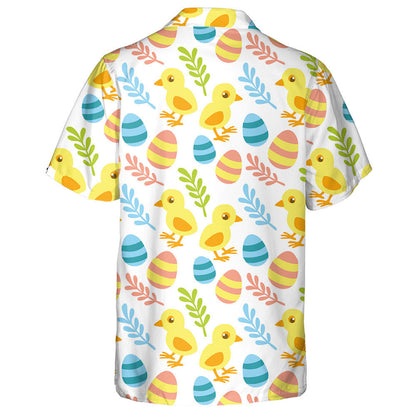 Sicín Beag Babaí Le Uibheacha Cásca Agus Duilleoga Léine Haváís, Bronntanas Léine Haváíais, Bronntanas Nollag