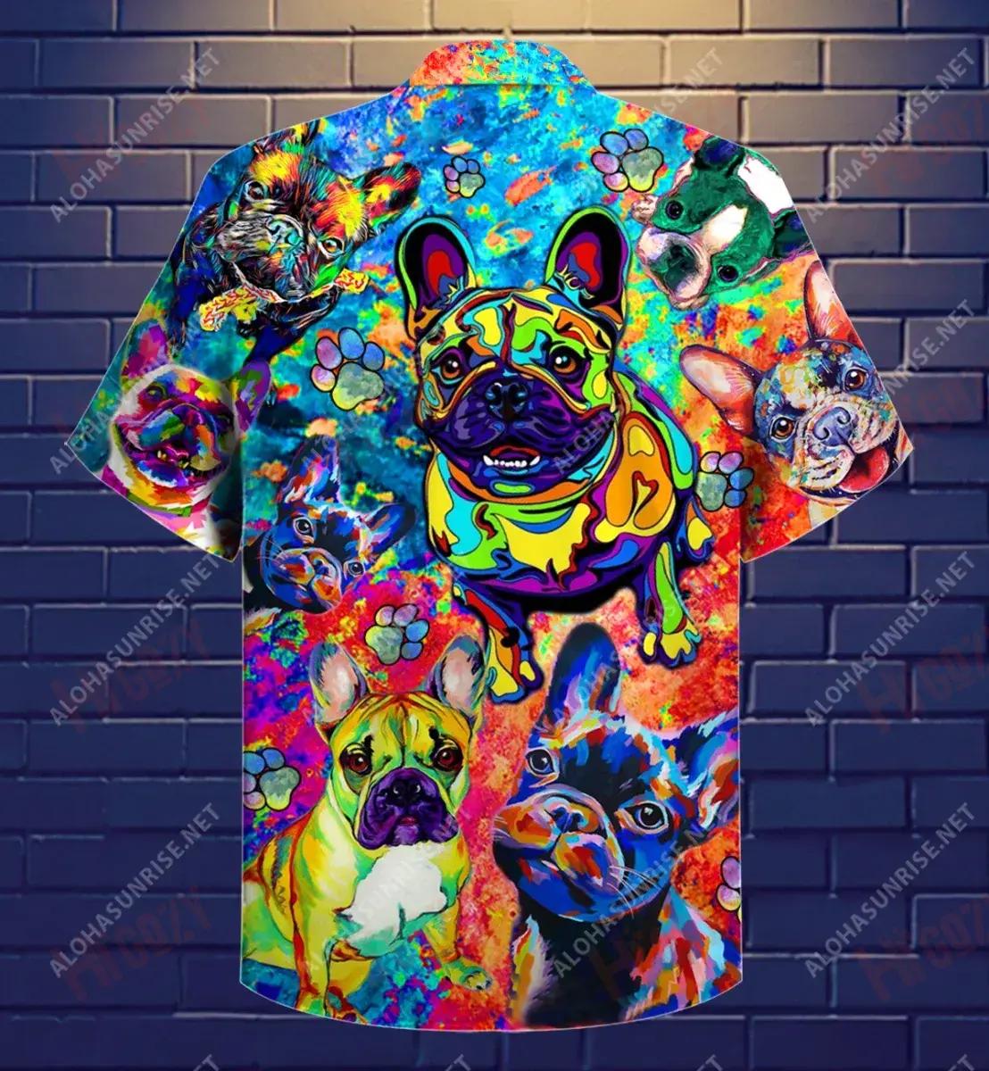 Is Fearr Sa Bheatha Le Madra Francach Léine Gearr Haváís Laethanta Saoire Léinte T Haváíacha Léinte Trópaiceacha d'Fhir Léinte haváíais d'Fhir, Bronntanas Léine Haváíais, Bronntanas Nollag