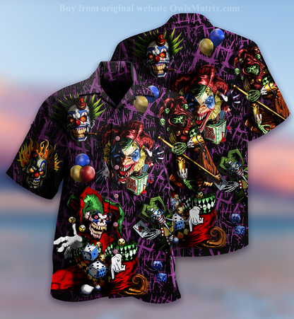 Clown Smile Style - Hawaiian Shirt, Hwaiian For Gift