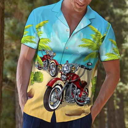 Great Gift For Motorcycle Lovers Aloha Island Hawaiian Shirt, Hawaiian Shirt Gift, Christmas Gift