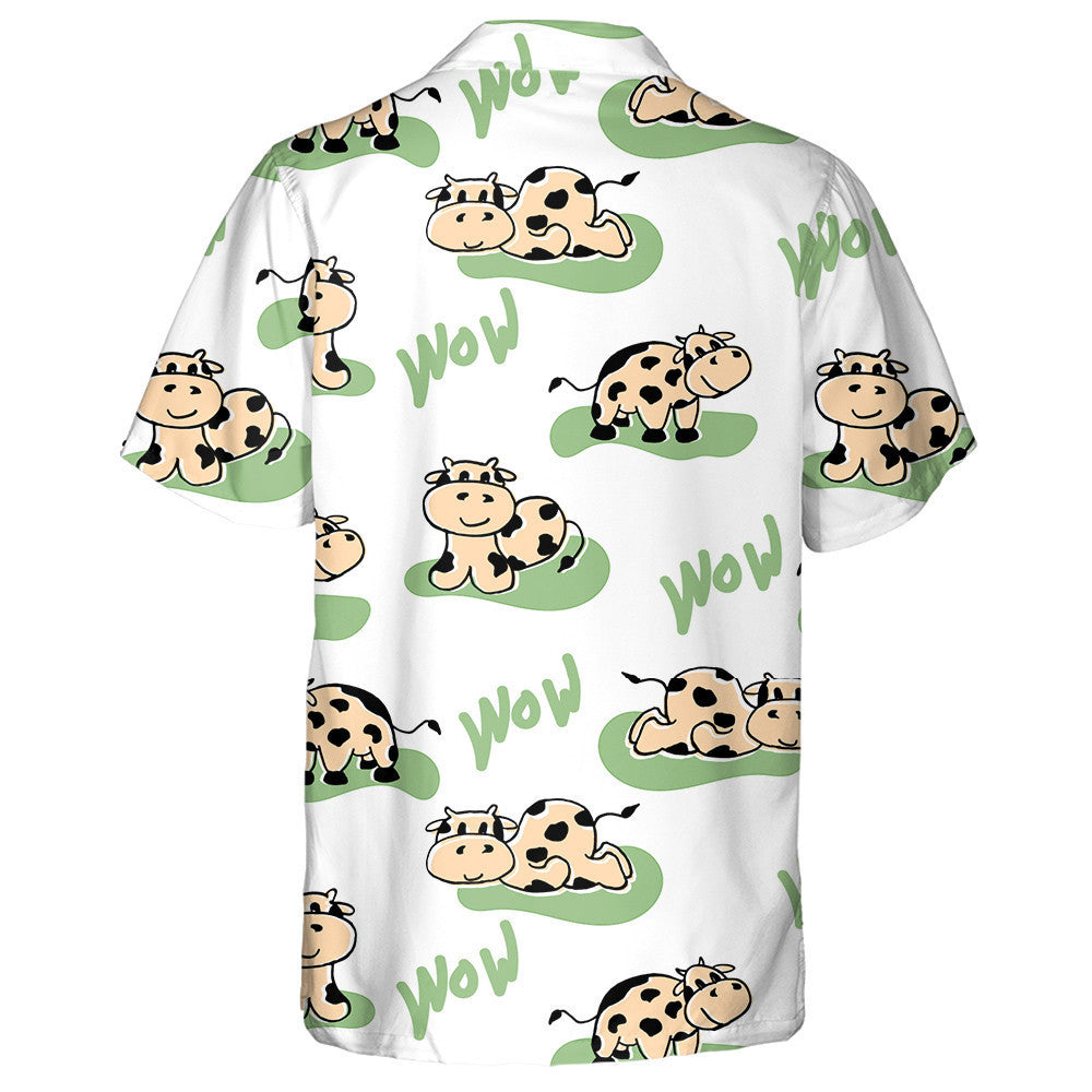 Spring And Summer Cows Invitations Moo Farm Hawaiian Shirt, Hawaiian Shirt Gift, Christmas Gift