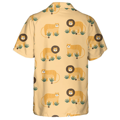 Lions Gleoite Le Súile Greannmhar Agus Léine Haváíais Green Bush, Bronntanas Léine Haváís, Bronntanas Nollag