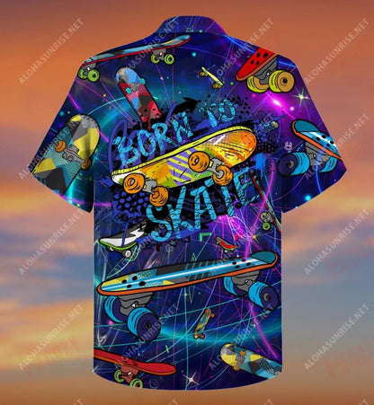 Cosmos Skateboards Short Sleeve Shirt, Hwaiian For Gift
