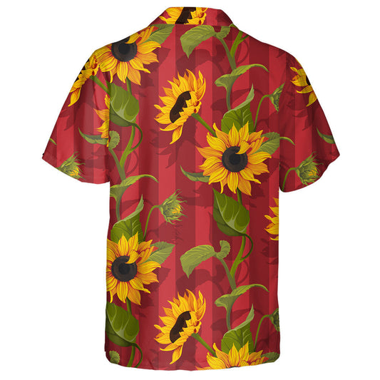 Lus na Gréine Achomharc Agus A Scáth Ar Chúlra Dearg Léine Haváís, Bronntanas Léine Haváíais, Bronntanas Nollag