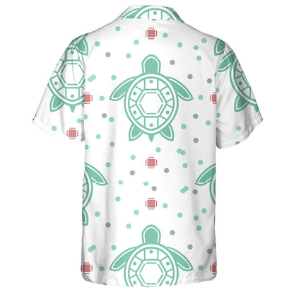 Lovely Sea Turtles On White Background Hawaiian Shirt,Hawaiian Shirt Gift, Christmas Gift