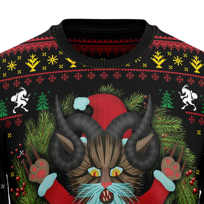 Krampuss Cat Ugly Christmas Sweater,Christmas Ugly Sweater,Christmas Gift,Gift Christmas 2024