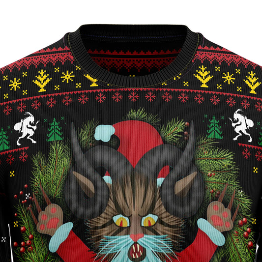 Krampuss Cat Ugly Christmas Sweater,Christmas Ugly Sweater,Christmas Gift,Gift Christmas 2024
