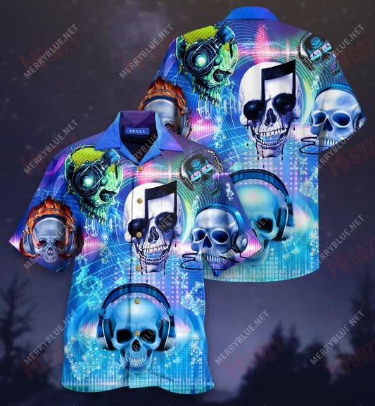 San Fola Le Ceol Cloigeann Léine Gearr haváís Muinchille Samhraidh Oirbheartaíochta Léine Haváís Greannmhar, Bronntanas Léine Haváís, Bronntanas Nollag