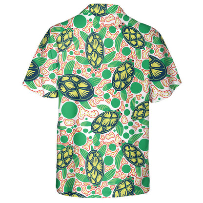 Green Sea Turtles In The Tropical Sea Hawaiian Shirt, Hawaiian Shirt Gift, Christmas Gift