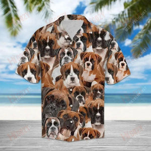 Boxer Awesome - Hawaiian Shirt Summer Short Sleeve Tropical Shirts For Men Hawaiian Shirt Pattern,Hawaiian Shirt Gift, Christmas Gift