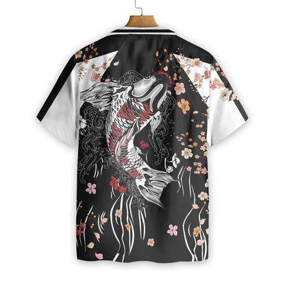 Fantastic Sukajan Style Koi Fish Hawaiian Shirt,Hawaiian Shirt Gift, Christmas Gift