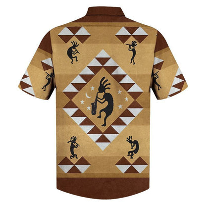 Native American People Playing Music Instrument Hawaiian Shirt,Hawaiian Shirt Gift, Christmas Gift