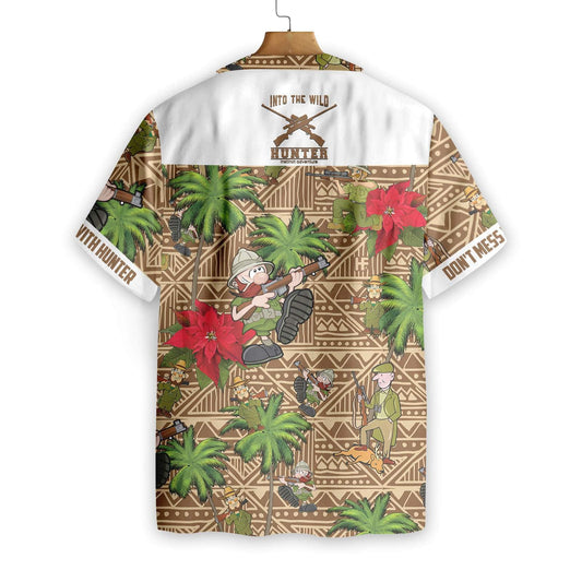 Ná praiseach le patrún treibhe Hunter Browm Léine Haváís, Bronntanas Léine Haváís, Bronntanas Nollag