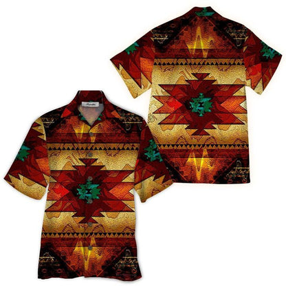 Native American Fantasy On Fire Ornamental Hawaiian Shirt,Hawaiian Shirt Gift, Christmas Gift