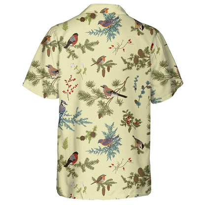 Colorful Bird Perched On Different Tree Branch Hawaiian Shirt, Hawaiian Shirt Gift, Christmas Gift