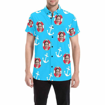 Ancaire Bán I nGrianghraf Éadrom Gorm Léine Haváís Saincheaptha, Bronntanas Léine Haváíais, Bronntanas Nollag