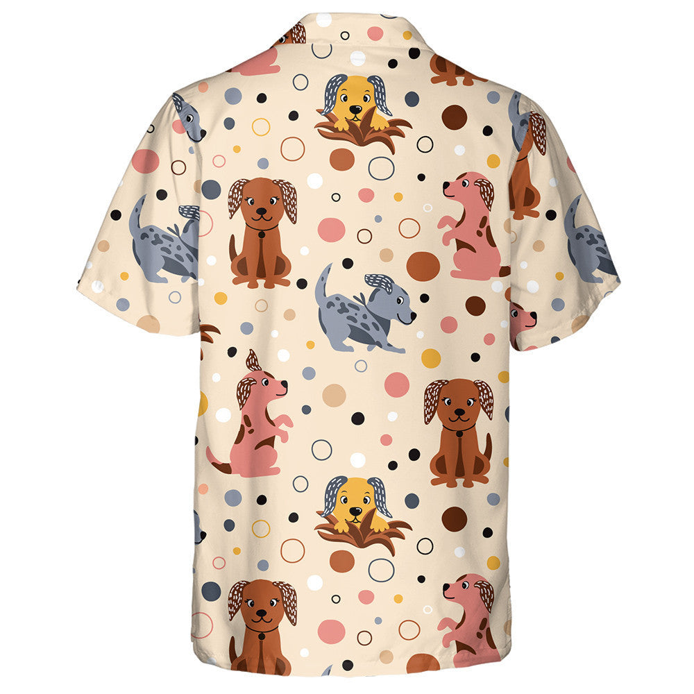 Cúlra Aonair Madra Cartúin ar Bhoilgeoga Léine Haváís, Haváise le haghaidh Bronntanais