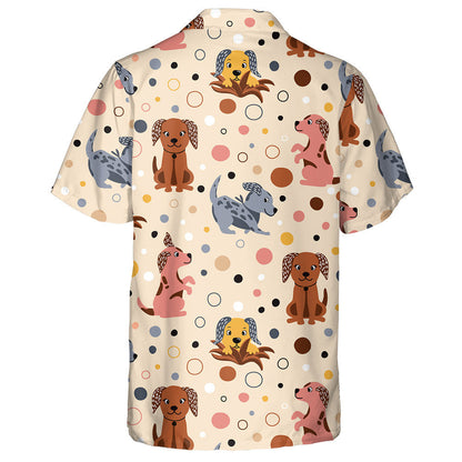 Cúlra Aonair Madra Cartúin ar Bhoilgeoga Léine Haváís, Haváise le haghaidh Bronntanais