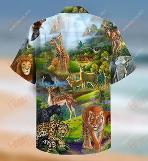 World Wildlife Short Short Sleeve Shirt Vacation Hawaiian T Shirts Best Hawaiian Shirts Hawaiian Shirts For Men, Hawaiian Shirt Gift, Christmas Gift