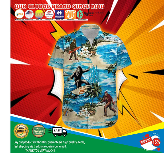 Big foot hawaiian shirt,Hawaiian Shirt Gift, Christmas Gift