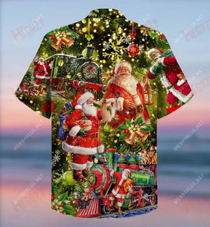 Santa Is Coming To You Short Hawaiian Shirt Hobbies Hawaiian T Shirts Vintage Hawaiian Shirts Hawaiian Shirts For Men, Hawaiian Shirt Gift, Christmas Gift