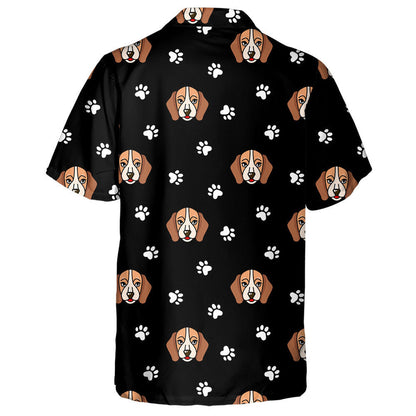 Madra Beagle gleoite le Léine Haváíach Dubh Agus Bán Lapa, Bronntanas Léine Haváís, Bronntanas Nollag