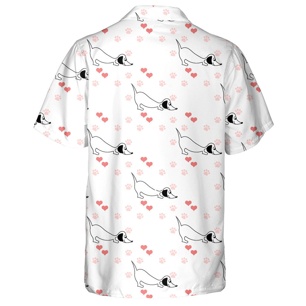 Madra ag Sniffing Le Cúlra Aonraithe Ceann Léine Haváí, Bronntanas Léine Haváí, Bronntanas Nollag