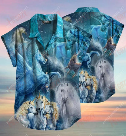 Bí i do Aonbheannach i Réimse Capall Léine Gearr Muinchille Gearr Laethanta Saoire Léinte T Haváís Saincheaptha Léinte Haváise Léinte Greannmhar Haváise, Bronntanas Léine Haváís, Bronntanas Nollag