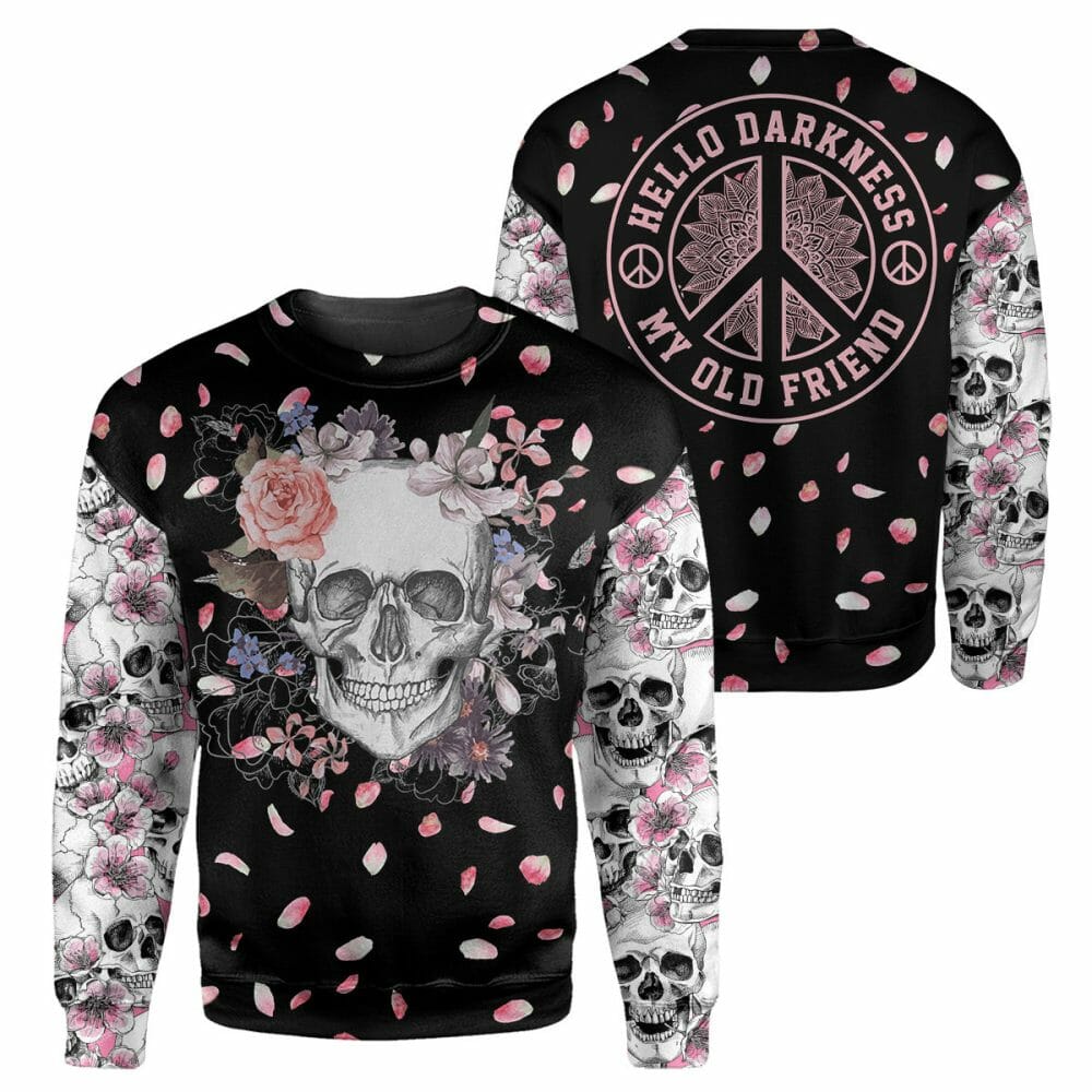 Hello Darkness - 3D All Over Printed Shirt Tshirt Hoodie Apparel