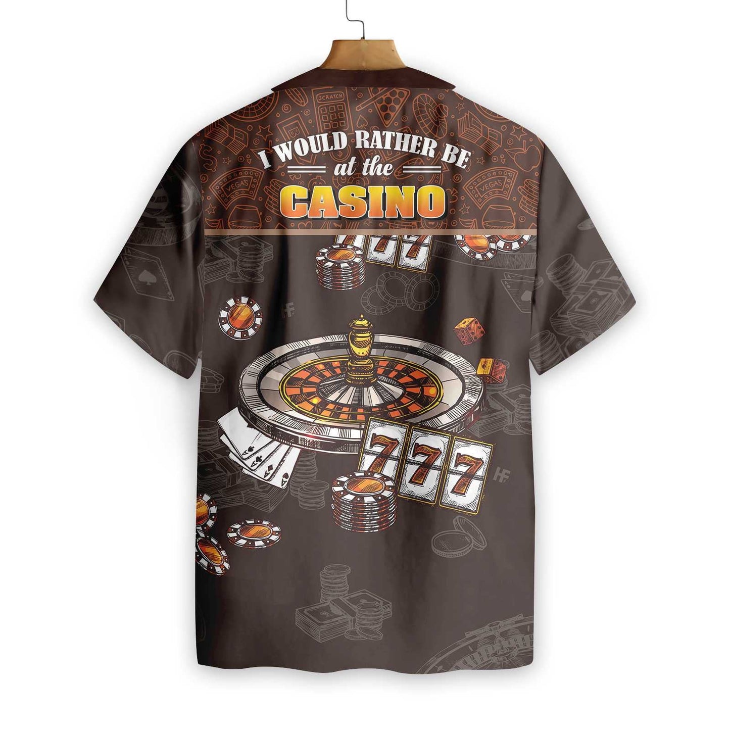 I Would Rather Be At The Casino Design Hawaiian Shirt, Hawaiian Shirt Gift, Christmas Gift