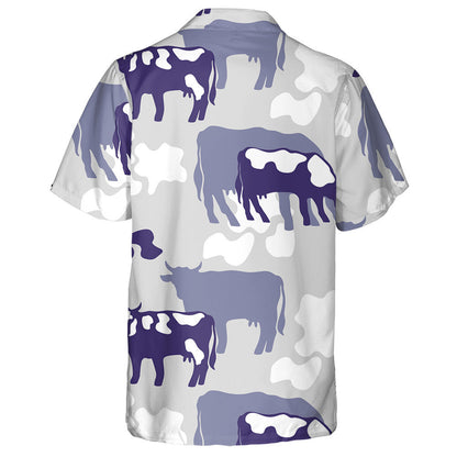 Spotted Drawn Funny Cows And Lettering Hawaiian Shirt,Hawaiian Shirt Gift, Christmas Gift