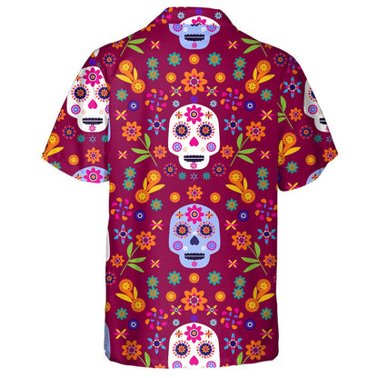 Vintage Hand Drawn Sunflowers On Navy Background Hawaiian Shirt, Hawaiian Shirt Gift, Christmas Gift