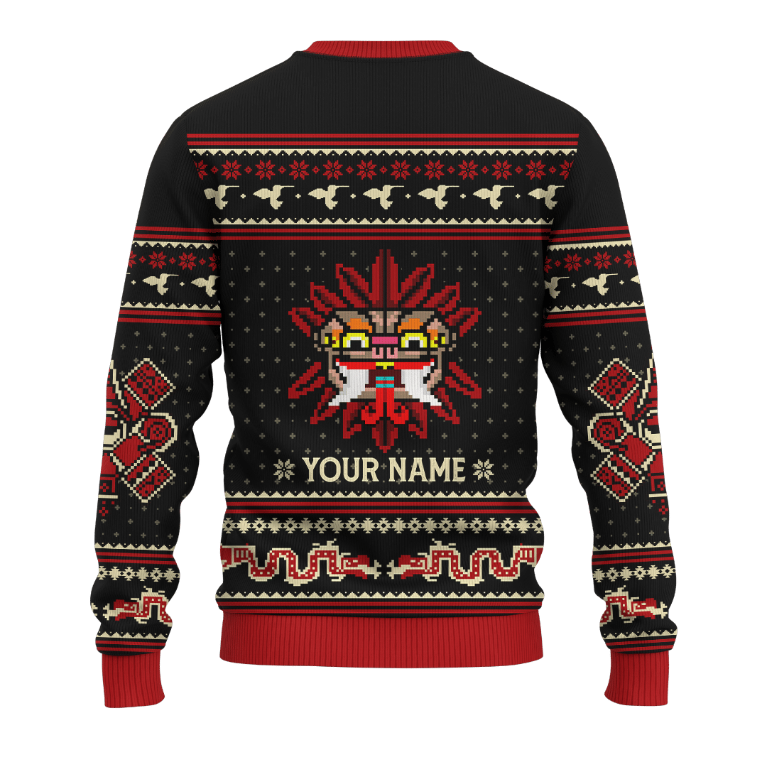Falalala Aztec Aztec Maya Mexica Christmas Sweater, Christmas Gift, Gift Christmas 2024