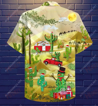 Is Fearr Sa Bheatha Le Cactus Léine Gearr Haváís Caitheamh aimsire Léinte Haváís Saincheaptha Léinte Haváís do Mhná, Bronntanas Léine Haváís, Bronntanas Nollag