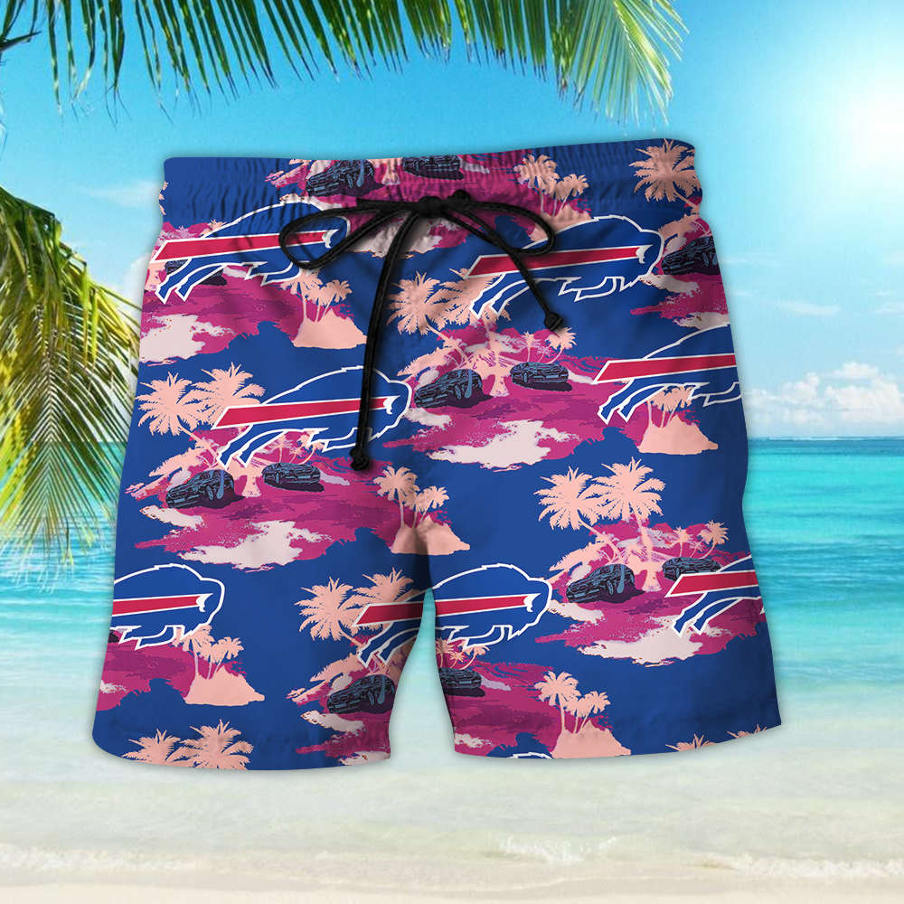 Buffalo Bills Hawaiian Button-Up Shirt,Hawaiian Shirt Gift, Christmas Gift