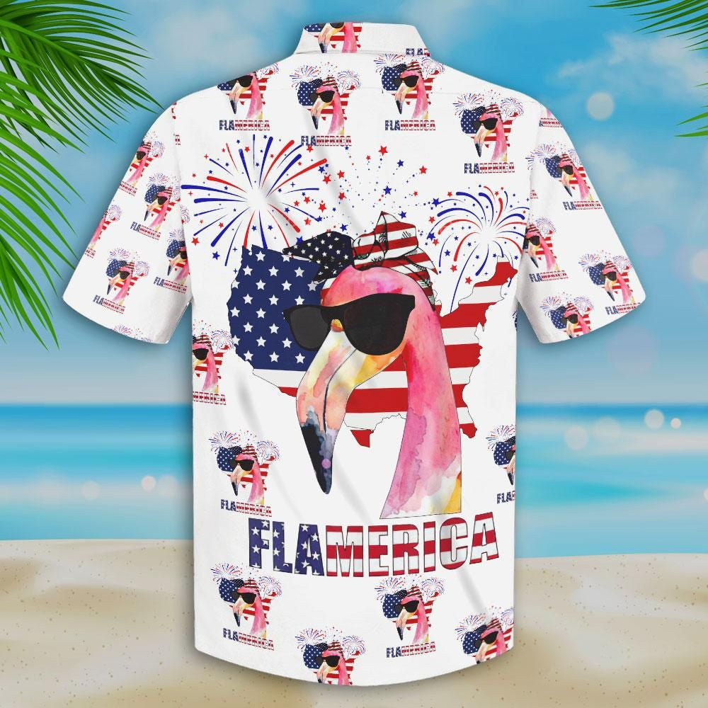 Sunglasses Flamingo Ornamental Design Hawaiian Shirt,Hawaiian Shirt Gift, Christmas Gift