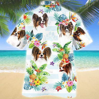 An Bláth Trópaiceach Madra Papillon is gleoite agus Duilleoga Léine Haváís, Bronntanas Léine Haváís, Bronntanas Nollag